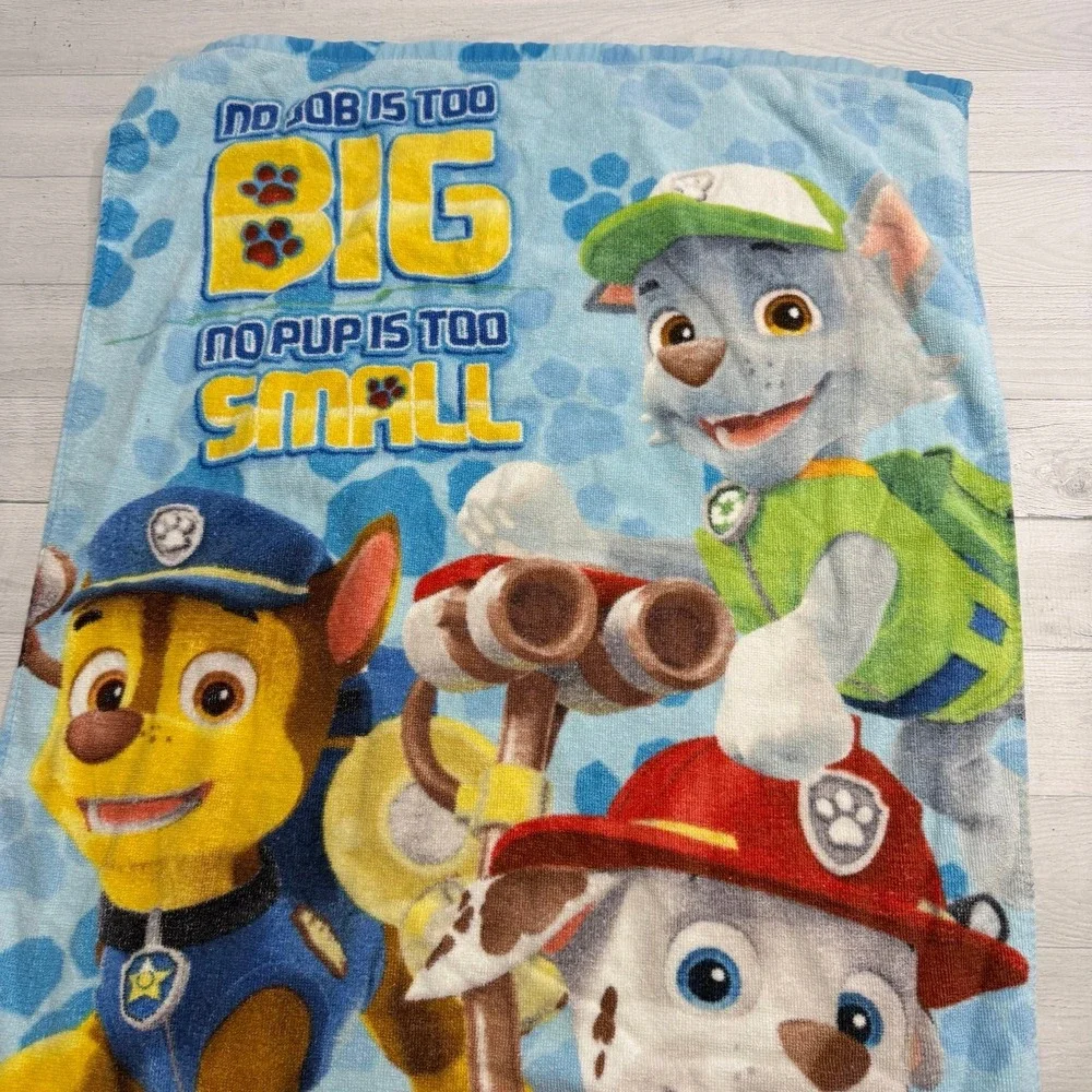 Paw Patrol kids towel and washcloth